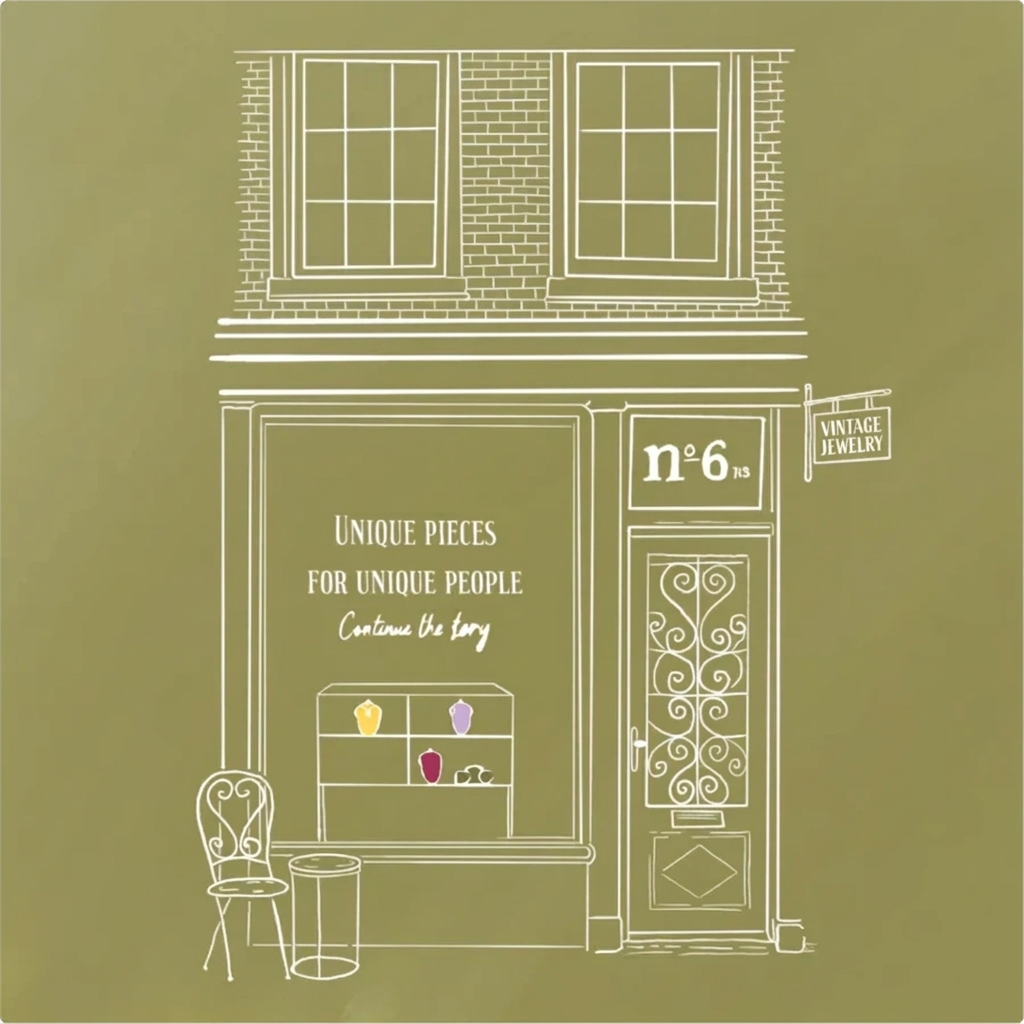 Illustration of our Amsterdam boutique