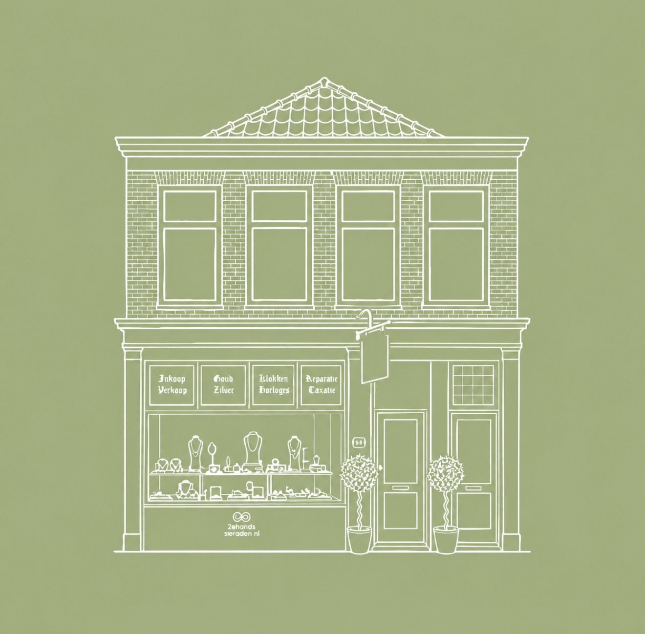 Illustration of our Monnickendam boutique