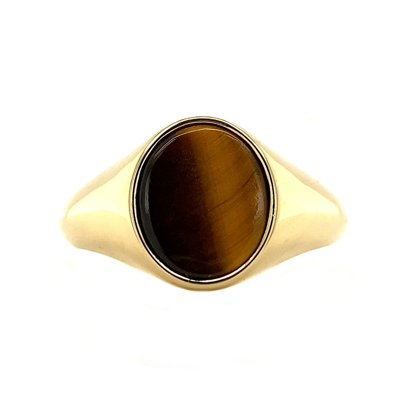 Oval Signet setting made at our atelier