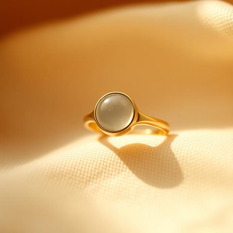 Audrey setting in yellow gold