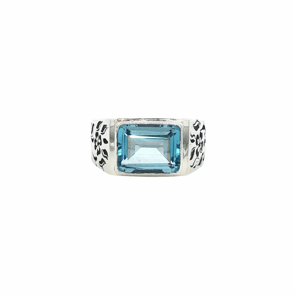 Silver Topaz Ring