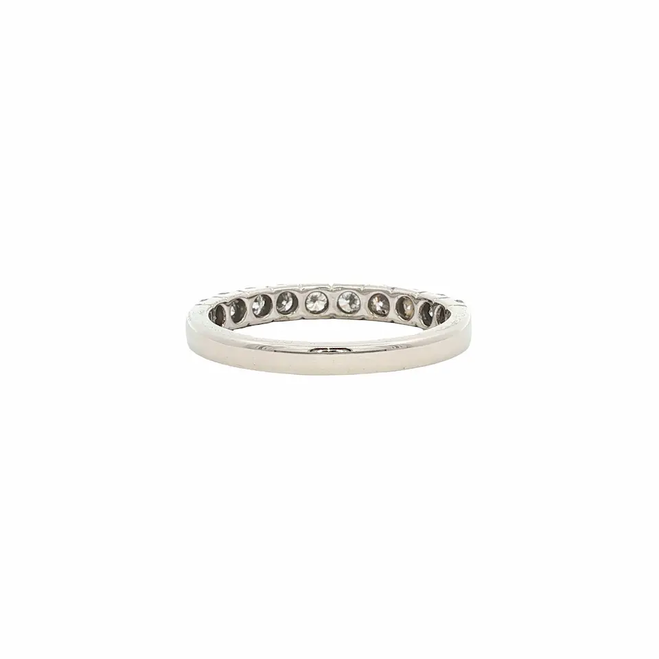 Vintage 14K White gold Diamond Ring