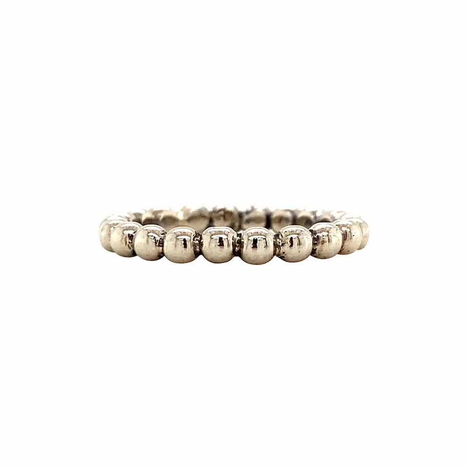Vintage 14K White gold Ring