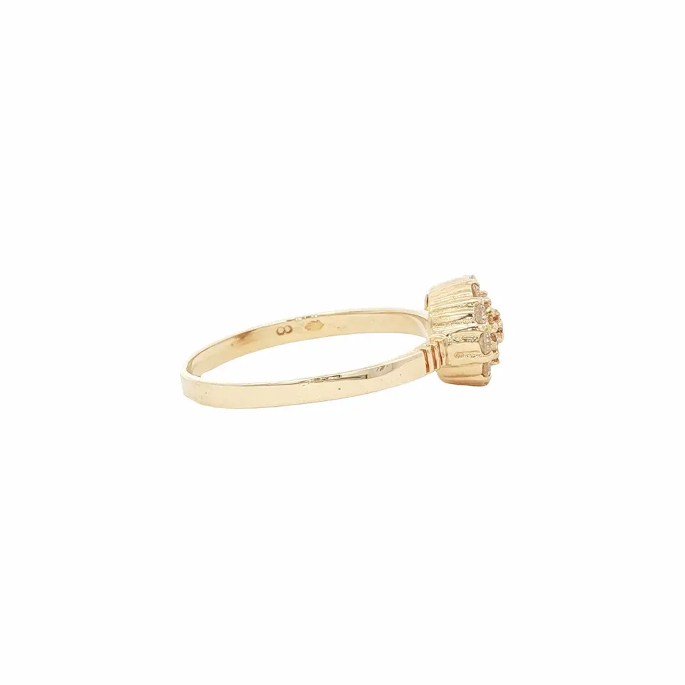 Vintage 14K Gold Diamond Ring