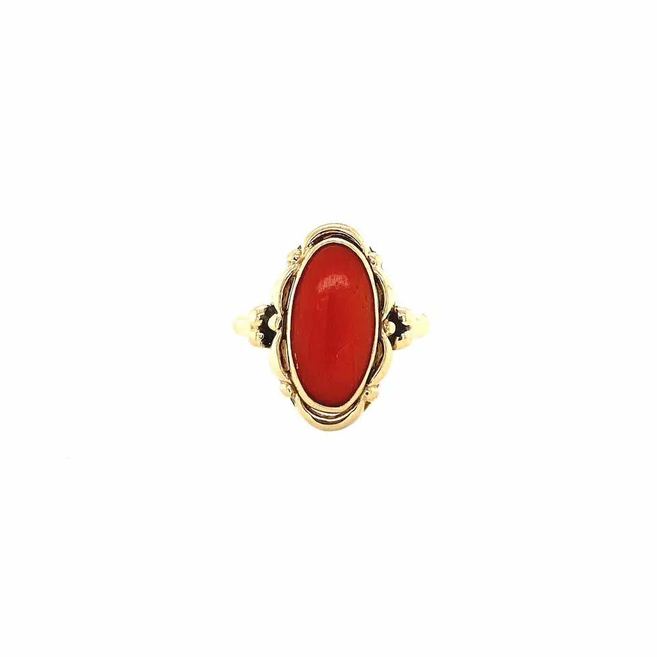 Vintage 14K Gold Overige edelstenen Ring