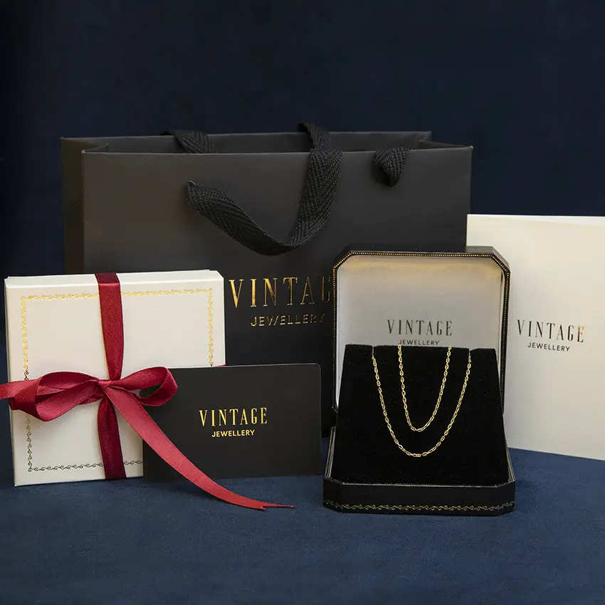 Vintage 14K White gold Necklace